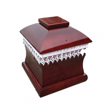 Faurna 4szög V4 Kupola kárpittal mahagón