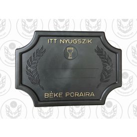 Fekete nagy szögletes - kelyhes