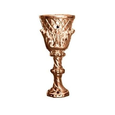 Fém kehely 9119 LM koporsóra bronz