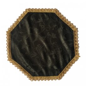 Urnahordozó takaró - tulipános fekete